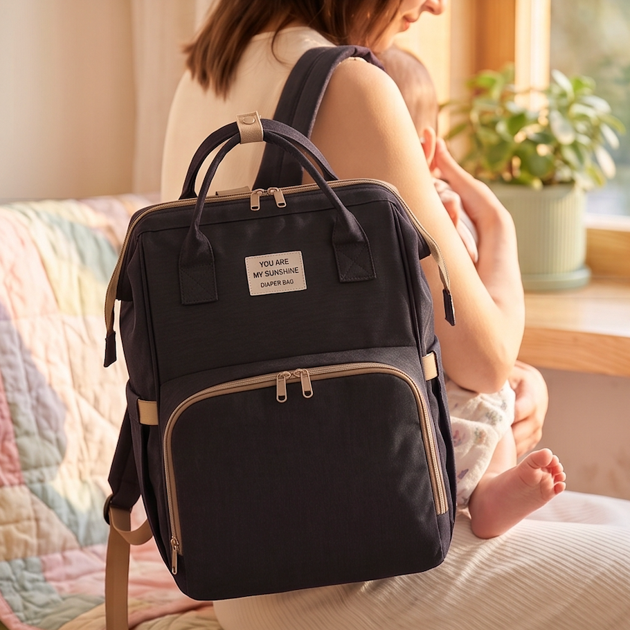 Sac à Langer Nomade Kidador Noir