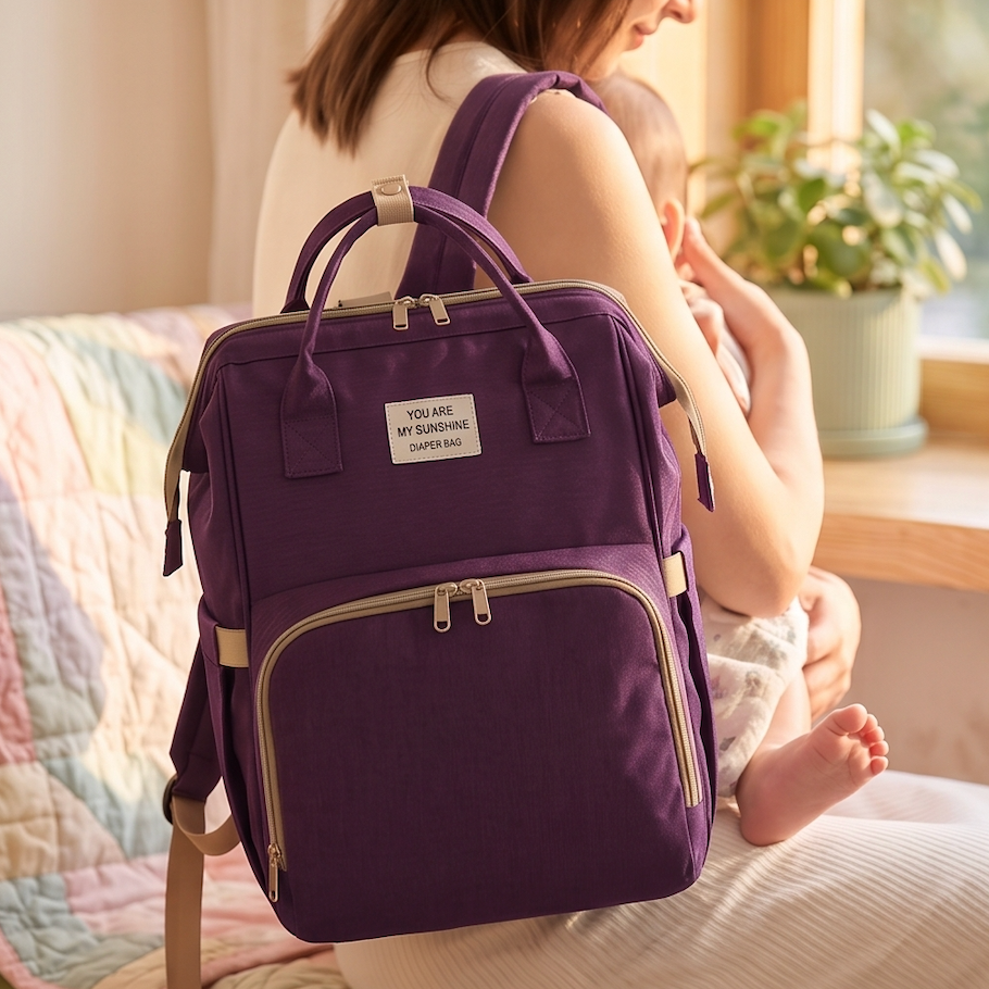 Sac à Langer Nomade Kidador Violet