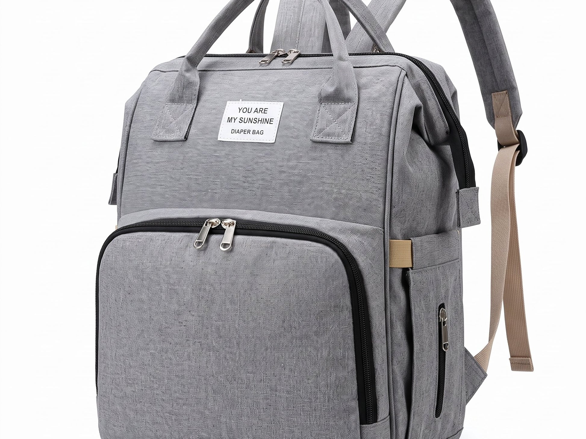 Large Capacity Mommy Diaper Bag with Changing Mat Baby Nursing Backpack - Convenient Nappy Milk Bottle Carrier for Mother — image 4